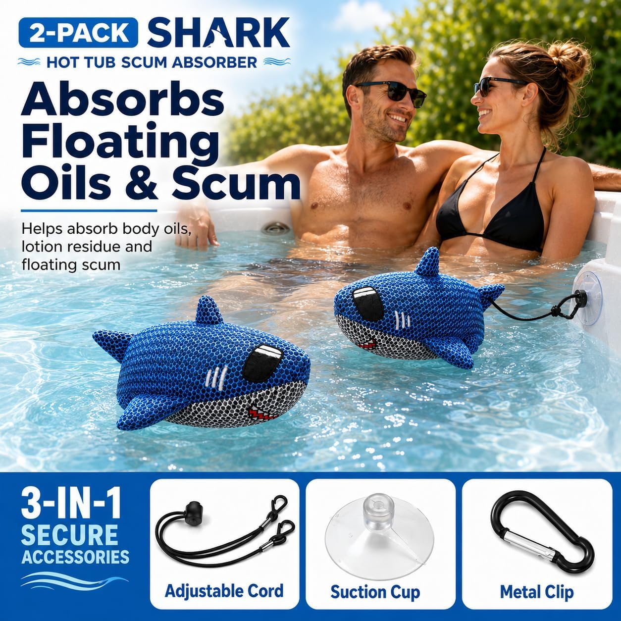 Absorbedor de espuma reutiliz. para bañera hidromasaje