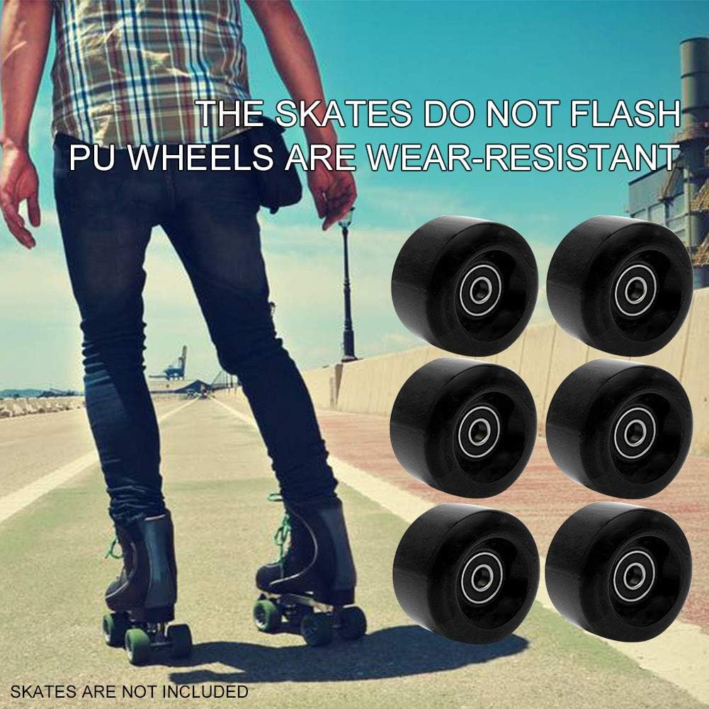 8 Ruedas patines doble fila 82A 2.283x1.260in