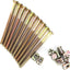 Pernos litera M6 x 3.937pulg pack 10 pzas repuesto