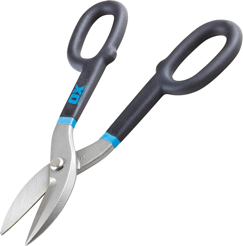 Tijeras corte recto 10" acero endurecido antiderrap