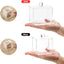 2 Dispensadores Qtip 10oz Soporte Transparente Organiz. Baño
