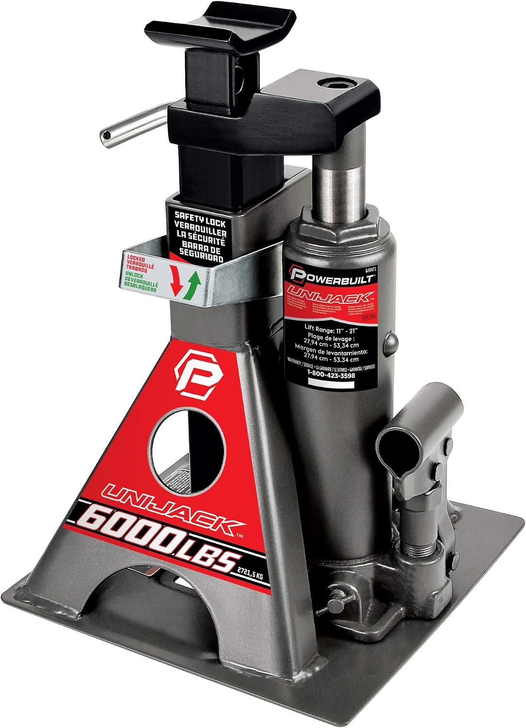 Gato auto todo en uno 6000lb base ancha