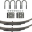 Kit suspensión eje remolque 7000 # 3500 # pernos U muelles