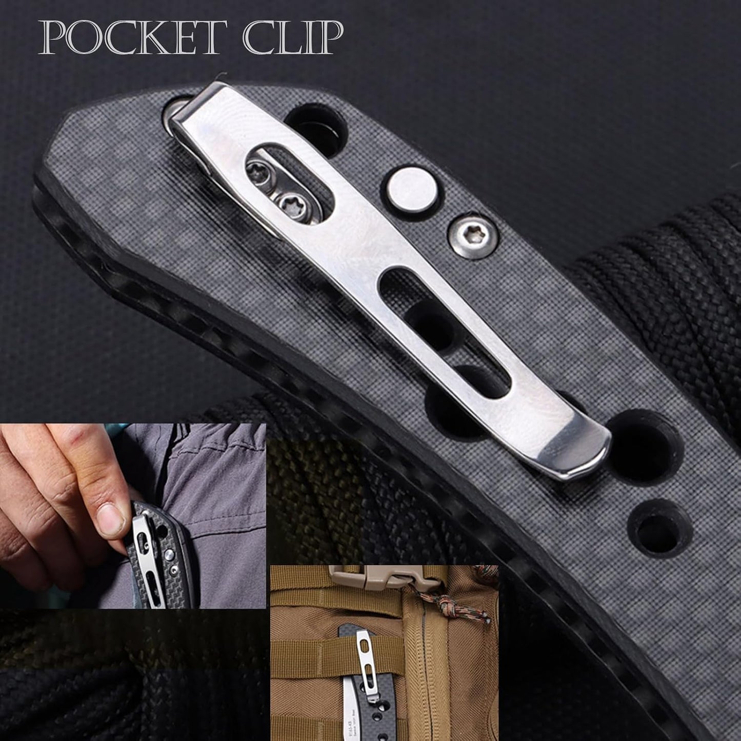 Bolsa EDC Táctica de Acero para Sobrevivencia al Aire Libre
