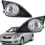 2 Luces antiniebla delanteras cromadas para Corolla 09-10