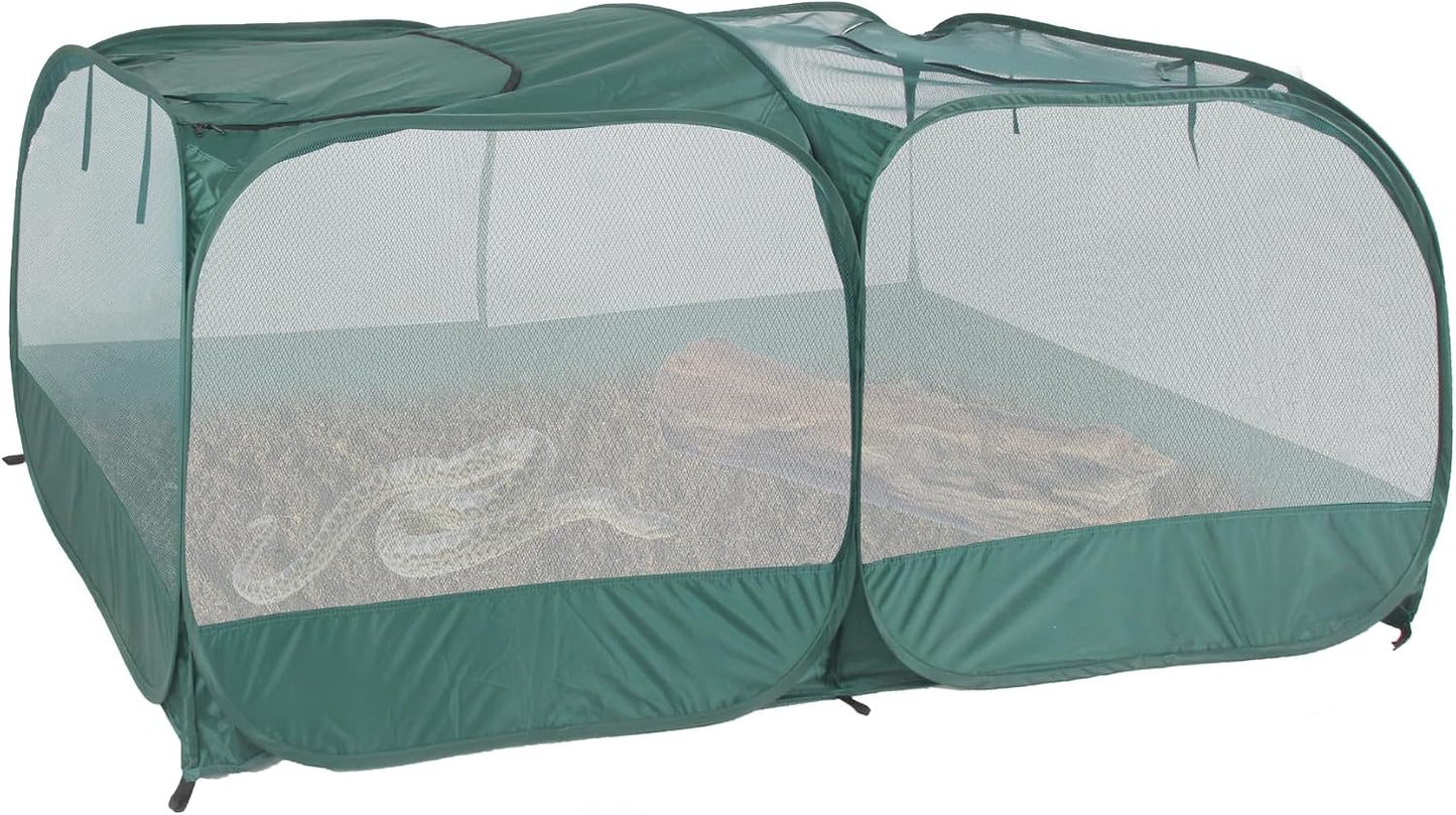 Corralito plegable para mascotas malla transpirable 2M