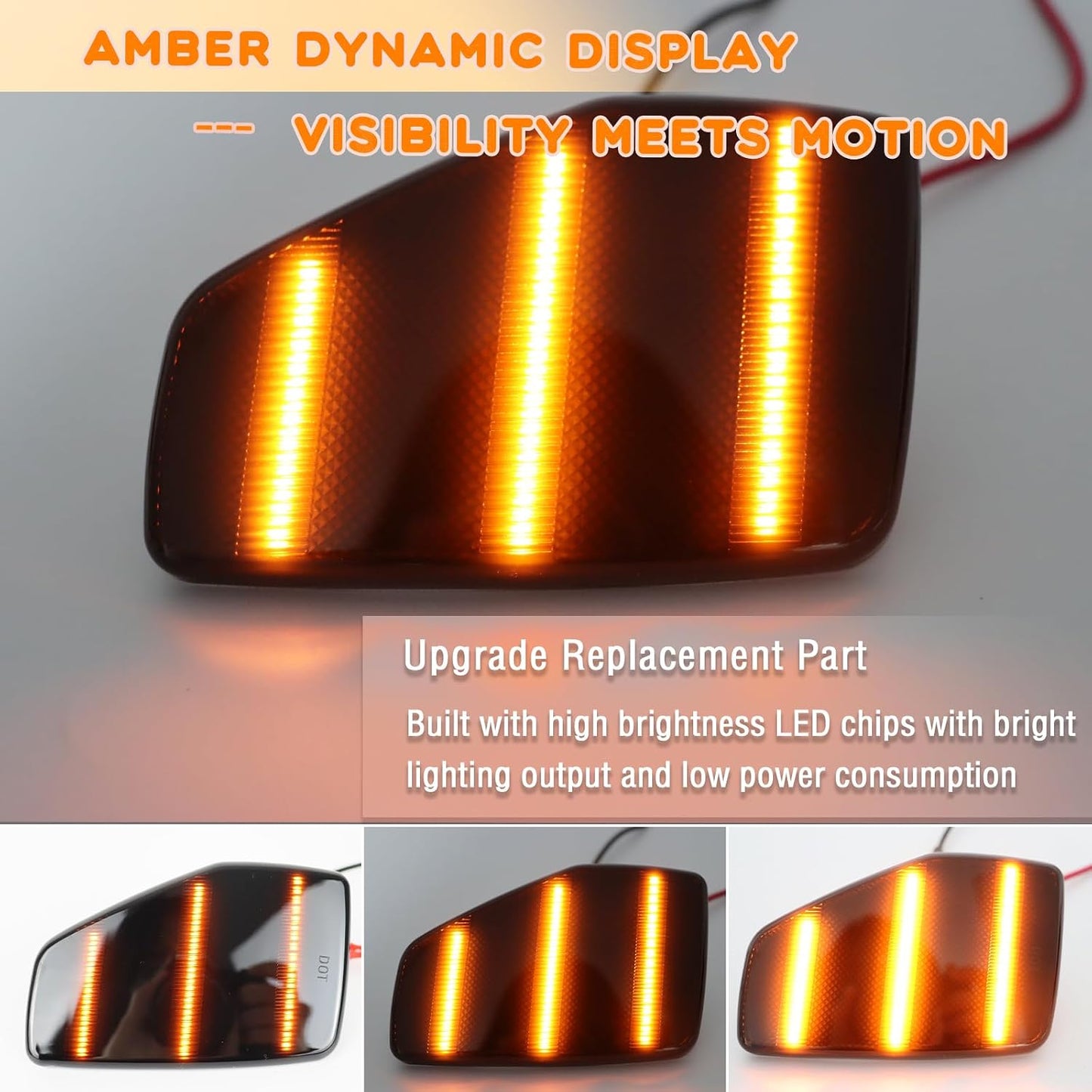 Kit Luz Marcadora LED Ámbar para Hummer H3 06-10 H3T 09-10