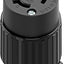 Enchufe L6-15R 15A 250V grado industrial negro
