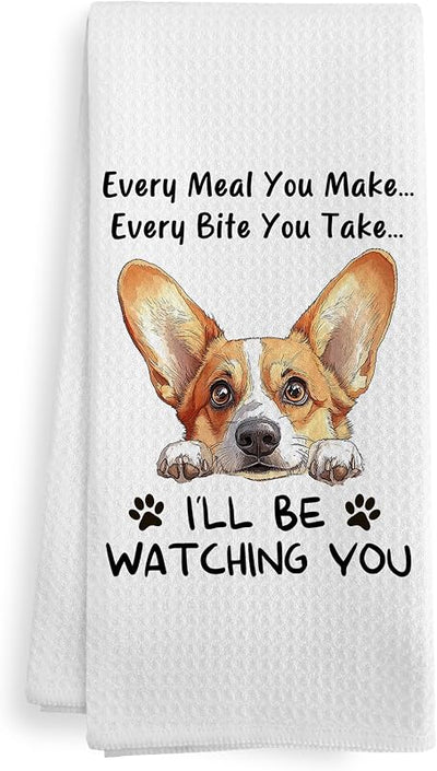 Toallas cocina baño corgi 16x24 regalo amantes corgi