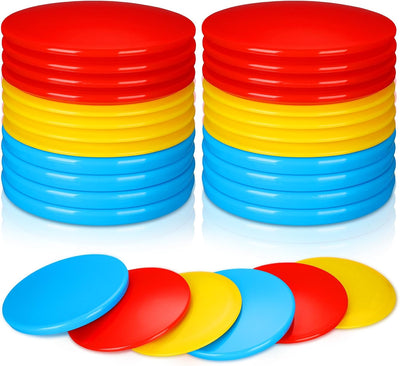 Set 24 discos golf con putter y palos plástico