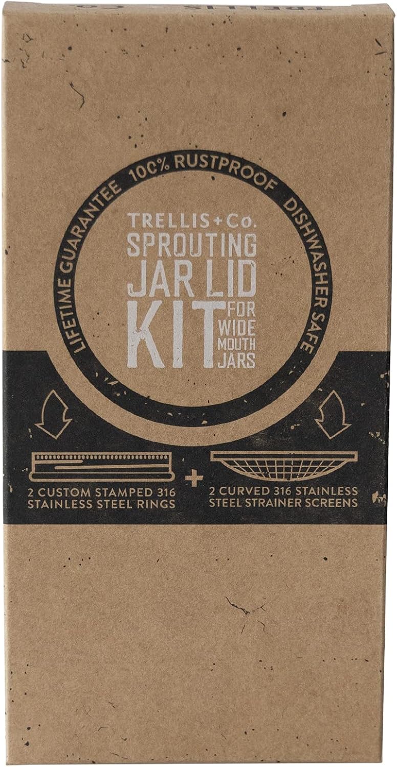 Kit germinación acero inox 316 malla curvada 2 pzas