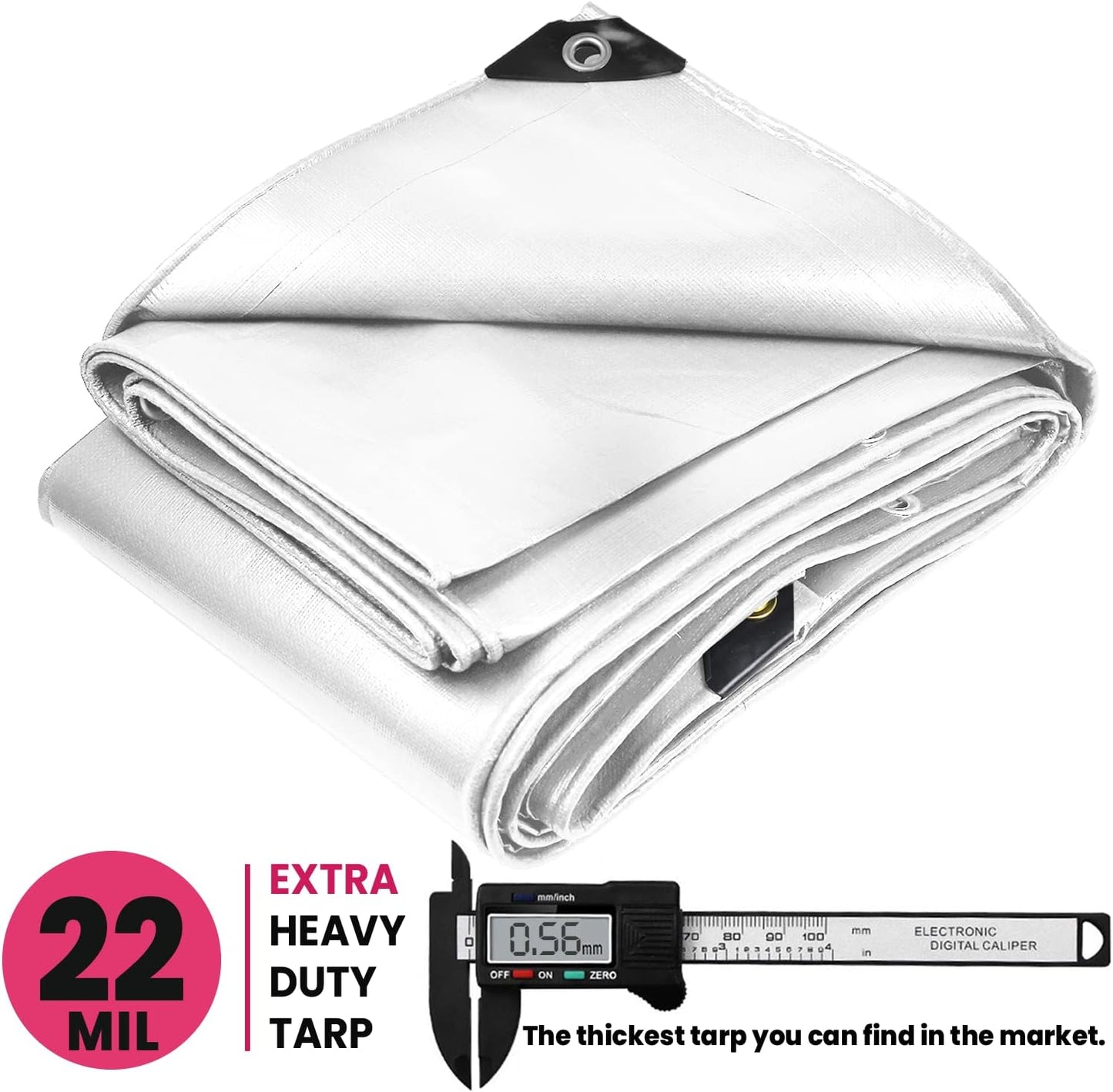 Lona polietileno resistente 0.62pulg impermeable UV