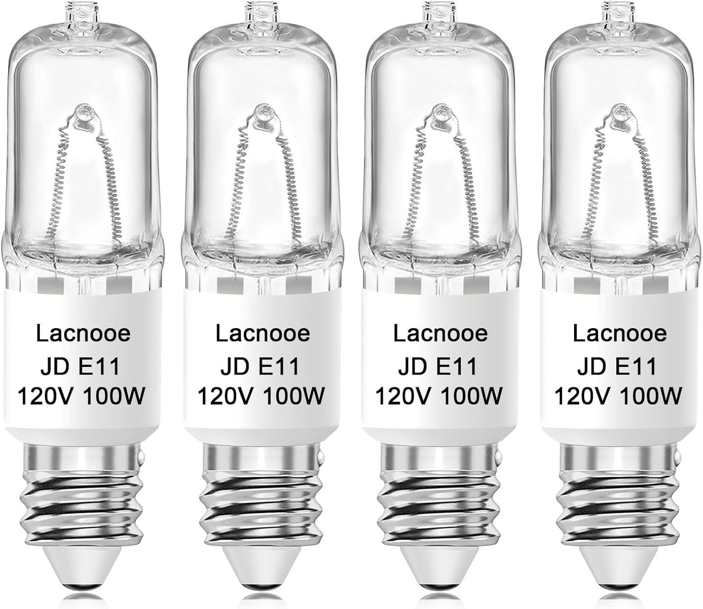 Bombilla halógena E11 120V 100W luz blanca cálida regulable