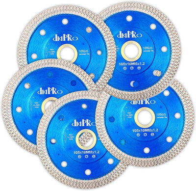 5 Pzas Hoja corte diamante 4pulg para azulejos porcelana