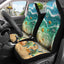 2 Fundas Asiento Auto Navidad para Sedán SUV Cubo