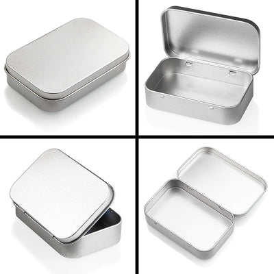 6 Cajas Almacenamiento Latas 3.7x2.4pulg Tapas Organizador Hogar