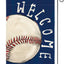 Bandera jardín béisbol 12x18pulg doble cara exterior
