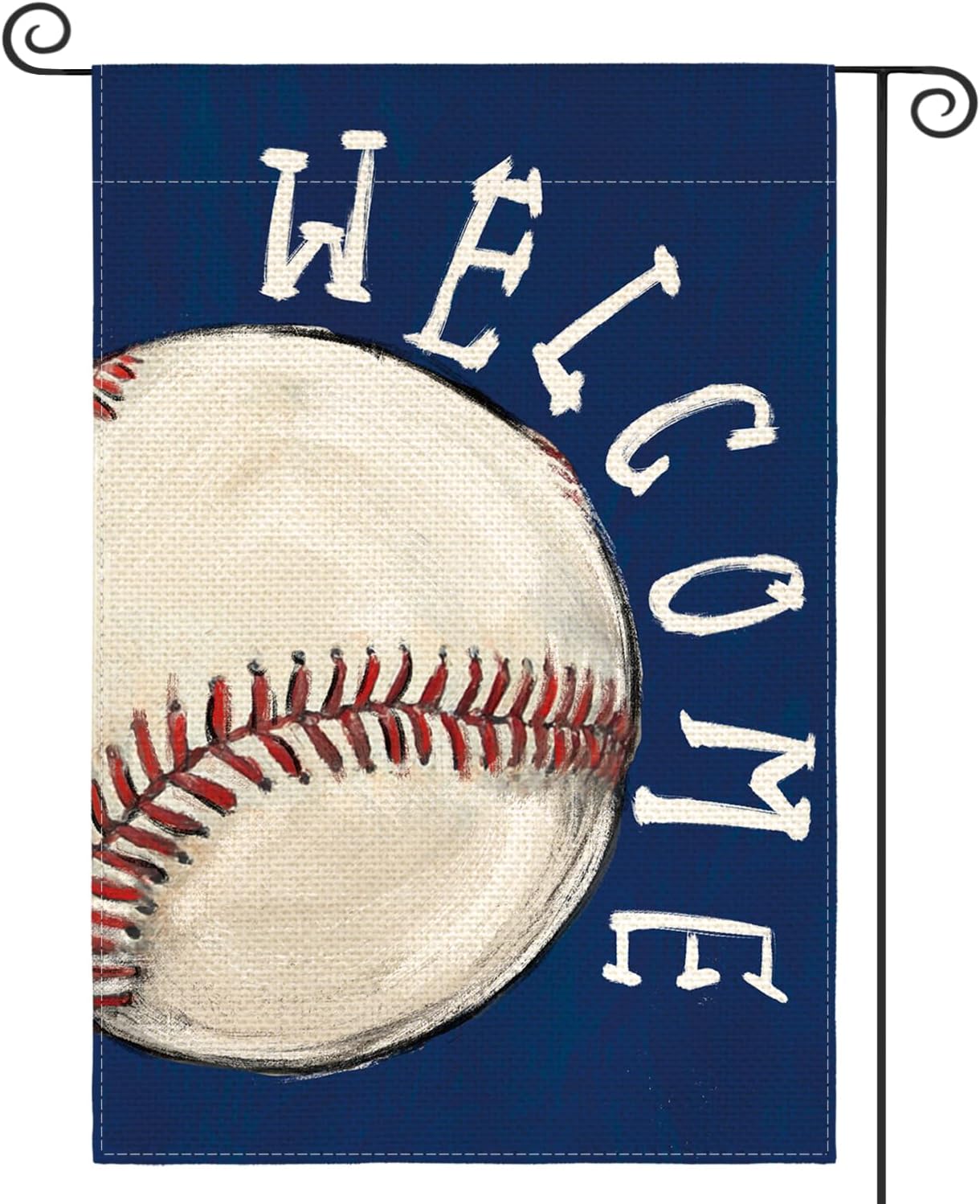 Bandera jardín béisbol 12x18pulg doble cara exterior