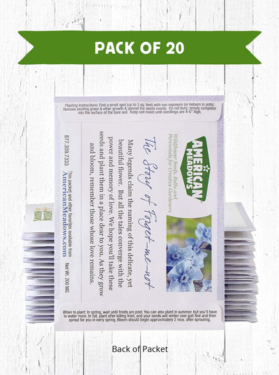 Paquete 20 semillas flores silvestres recuerdos amorosos