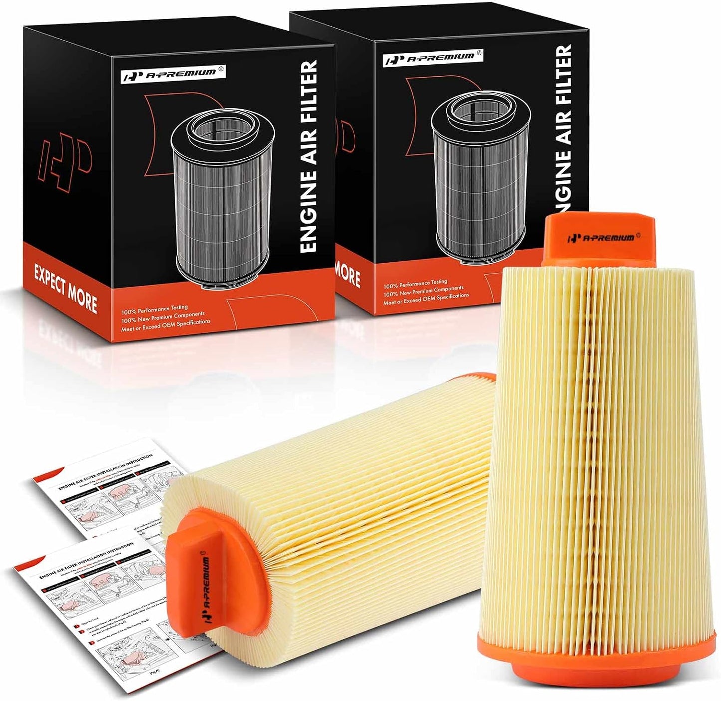 Filtro aire motor 2 pzas comp Mercedes-Benz W203