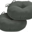 Cojines silla exterior 15x15" gris oscuro set 2