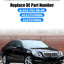 Cubierta tanque combustible Mercedes-Benz W212 E-Class negro