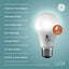 Bombilla LED A19 con temporizador 8W blanco suave pack 1