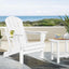 Sillas Adirondack Plegables Plástico Portavasos Blanco
