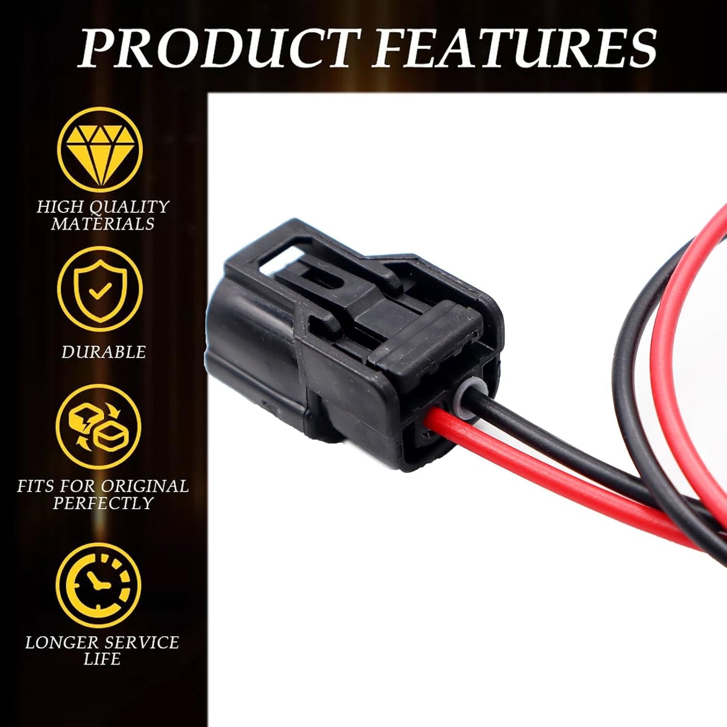 Conector luz giro frontal 2 pines comp Mazda 3 14-19