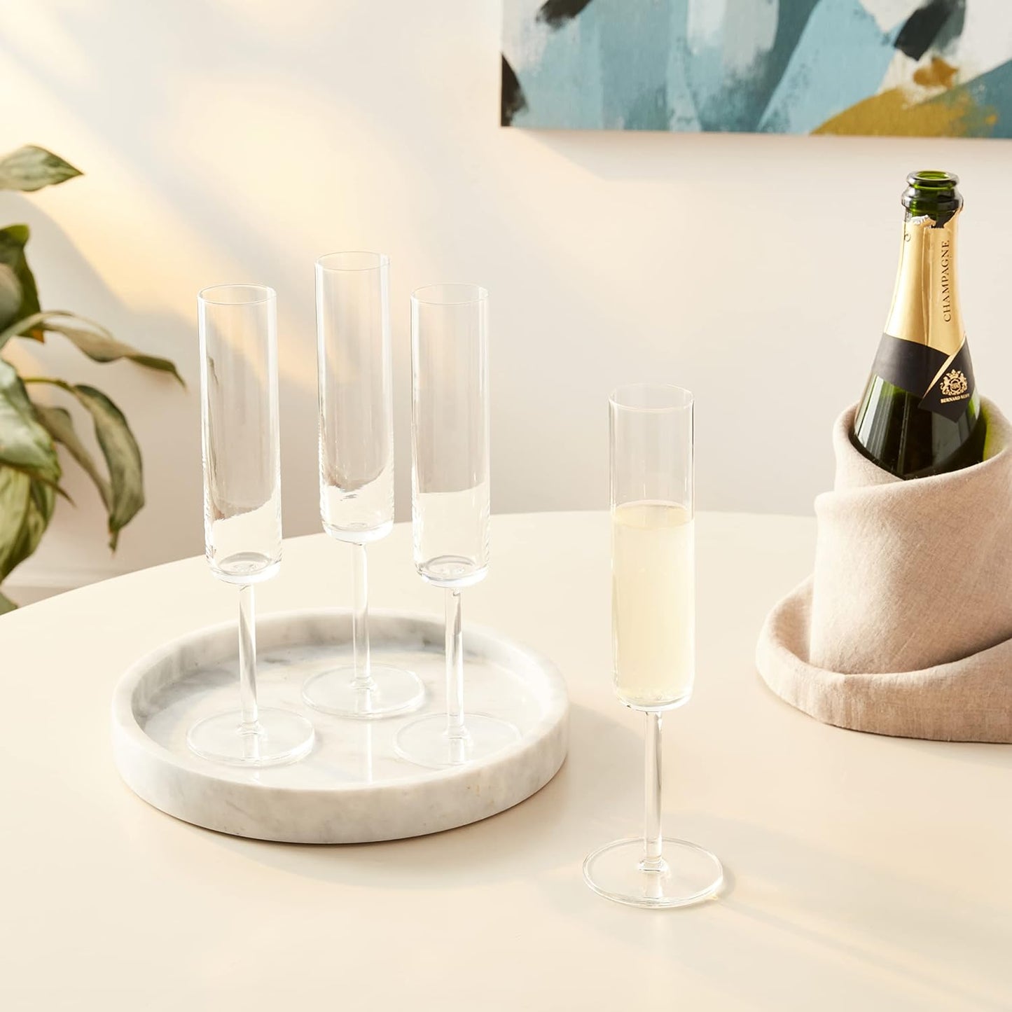 Set 4 copas champán Schott Zwiesel cristal tritan 5.5oz