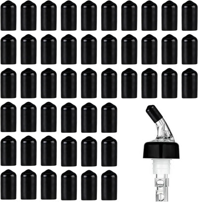 Cubiertas antipolvo para vertedor licor medido 100uds negro