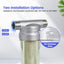 Filtro agua acero inox 304 40micrones mnpt 3/4 pulg sin BPA