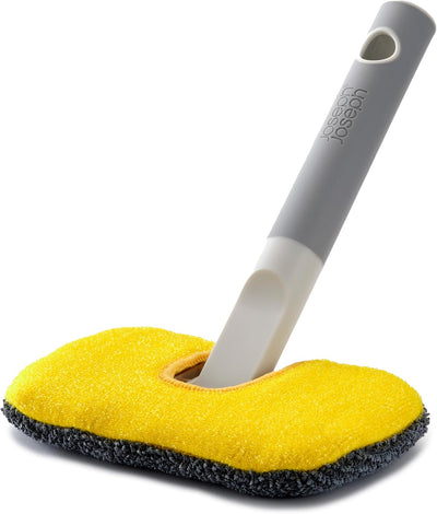 Limpiador 2en1 para bañera y ducha con microfibra y abrasivas