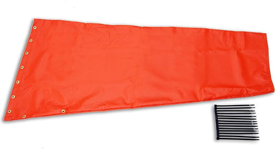 Manguito viento repuesto 18x48pulg fabricado EE.UU.