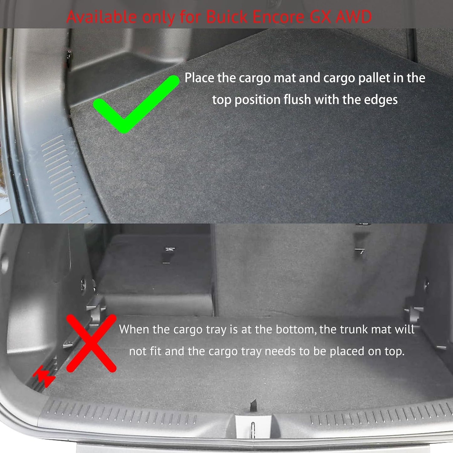 Alfombrillas carga Buick Encore GX AWD 20-26 proteccion