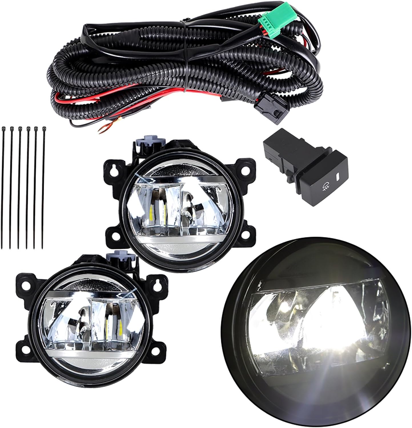 Repuesto faros antiniebla Honda Pilot 17-21 con kit