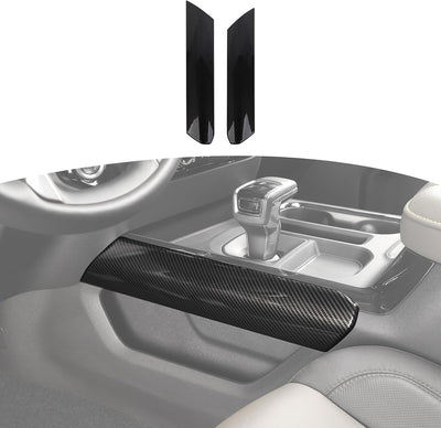 Accesorios fibra carbono para consola Silverado 22-23