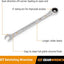 Llave trinquete 1" arco oscilante 4 grados 12 puntos