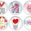12 imanes vidrio para nevera decoración San Valentín cocina oficina