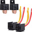 Enchufe relé SPST 12/24V 80A 4 pines para auto camión pack 2