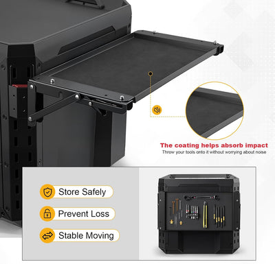 Mesa magnética plegable para caja herramientas ToughBuild
