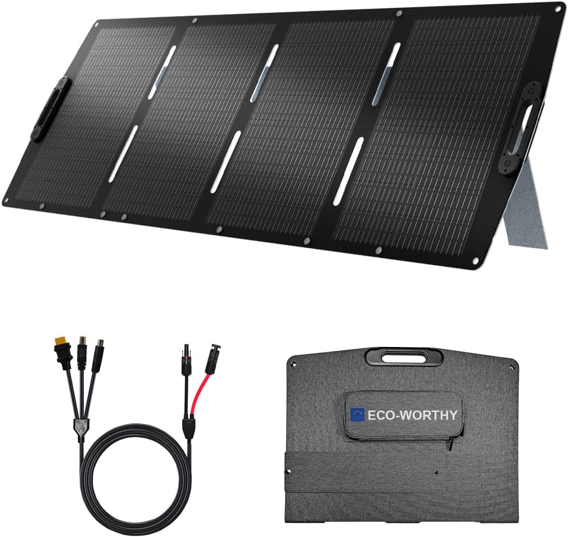 Panel solar portátil 200w ip65 plegable alta eficiencia 23%