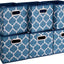 Contenedores plegables tela farol azul 13x13x13pulg