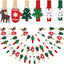 Clips madera Navidad para árbol y decoración 60 pzas