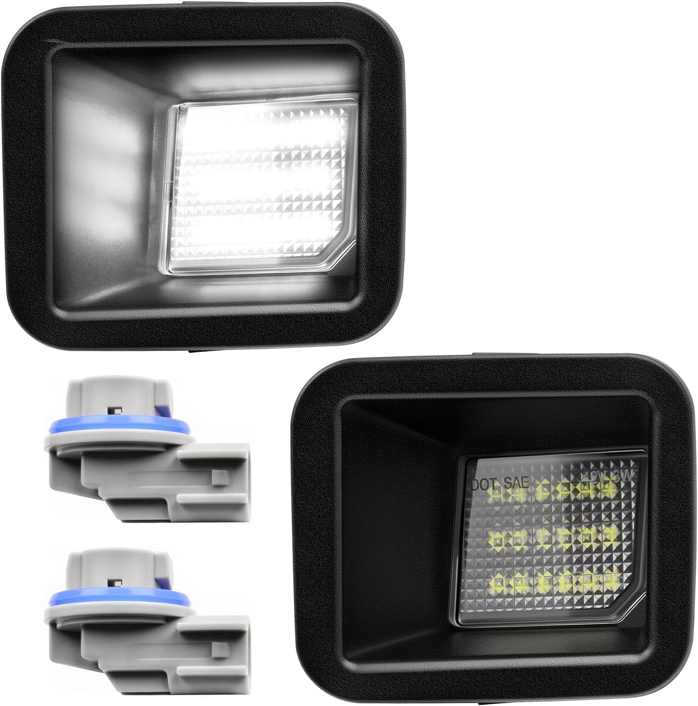 Luces matrícula blancas brillantes Ford F250/F350/F450 pack