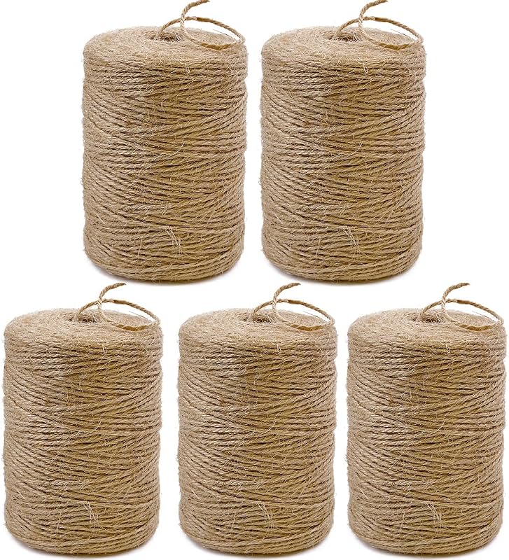 5 Rollos Cuerda Yute 2mm 4000ft Manualidades