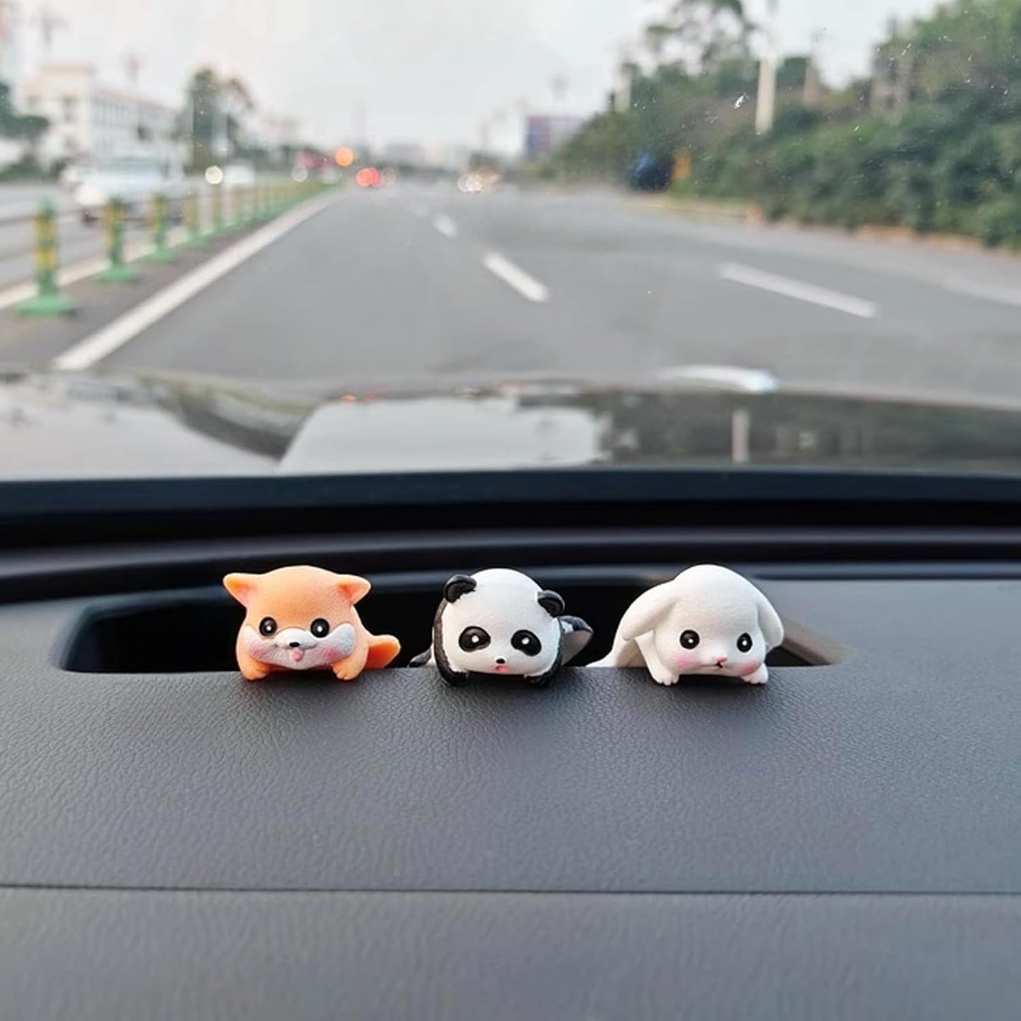 Figuras animales decoración para espejo retrovisor 4pcs