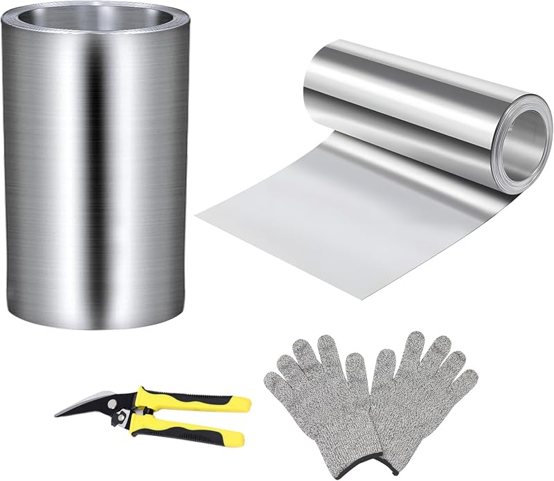 Rollo tejadilho aluminio 12pulg*50pies 0.3mm ventanas