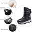 Botas nieve niños impermeables antiderrap invierno