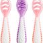 Cucharas para bebés con luz LED paquete 3 rosa/morado